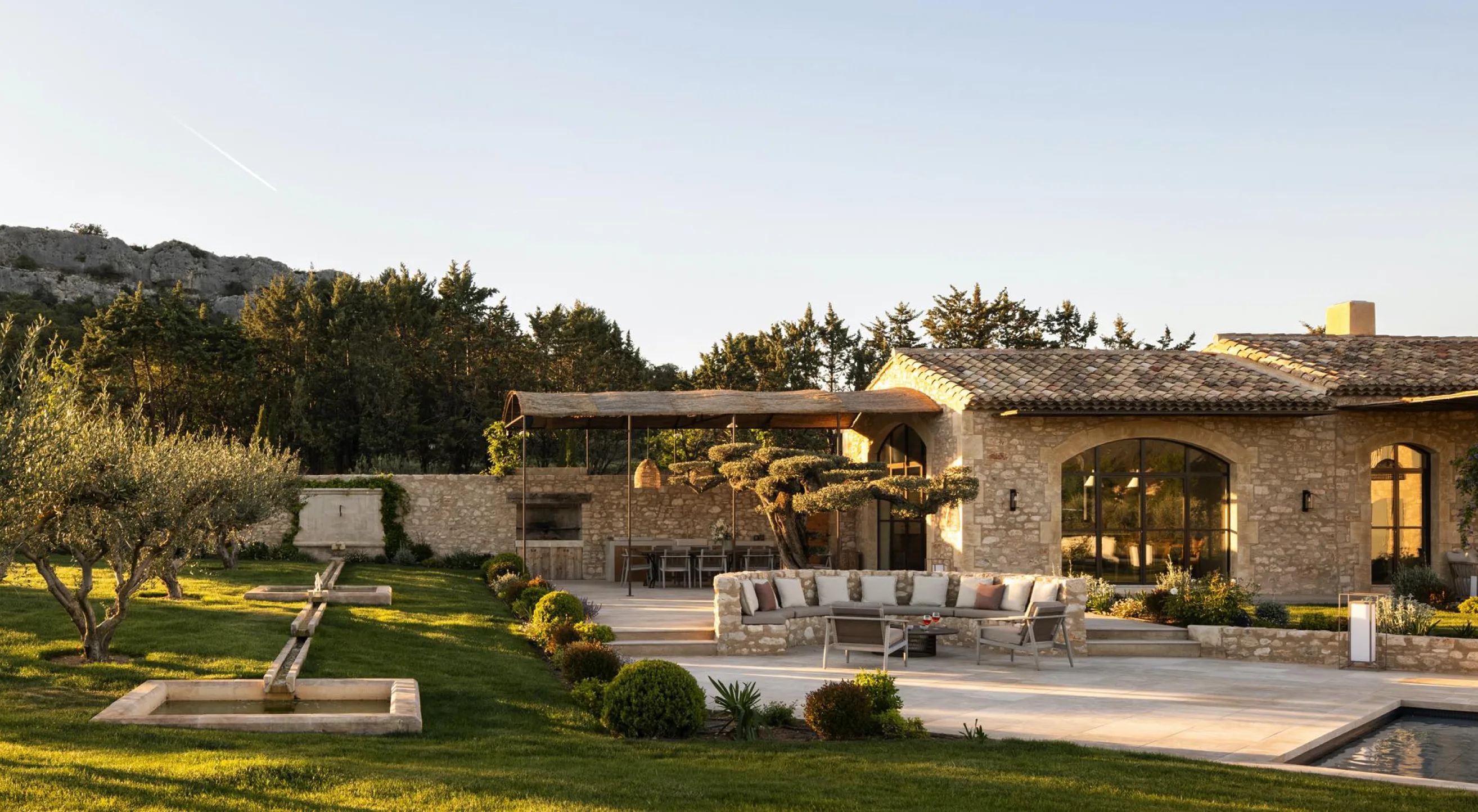Mas Brunard, the grounds