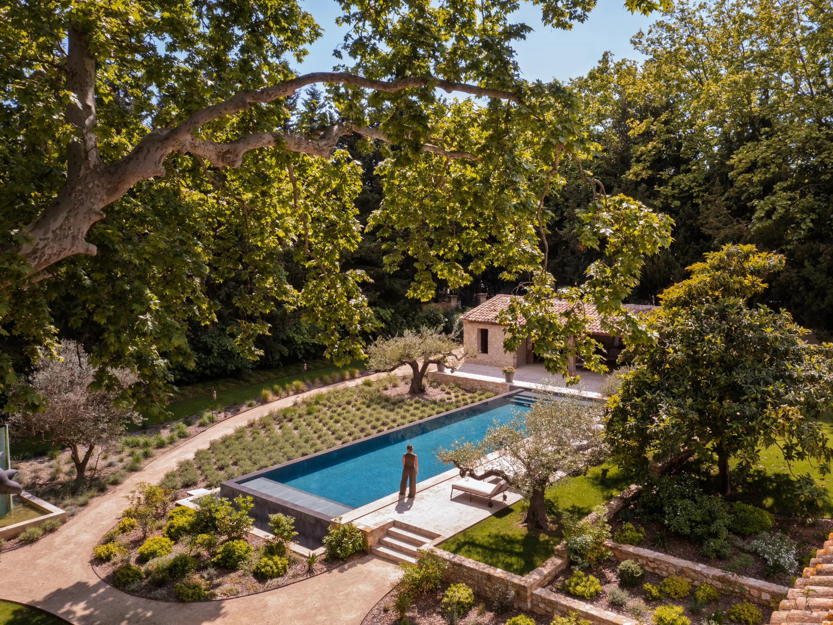 Le Mas de Castillone, the grounds