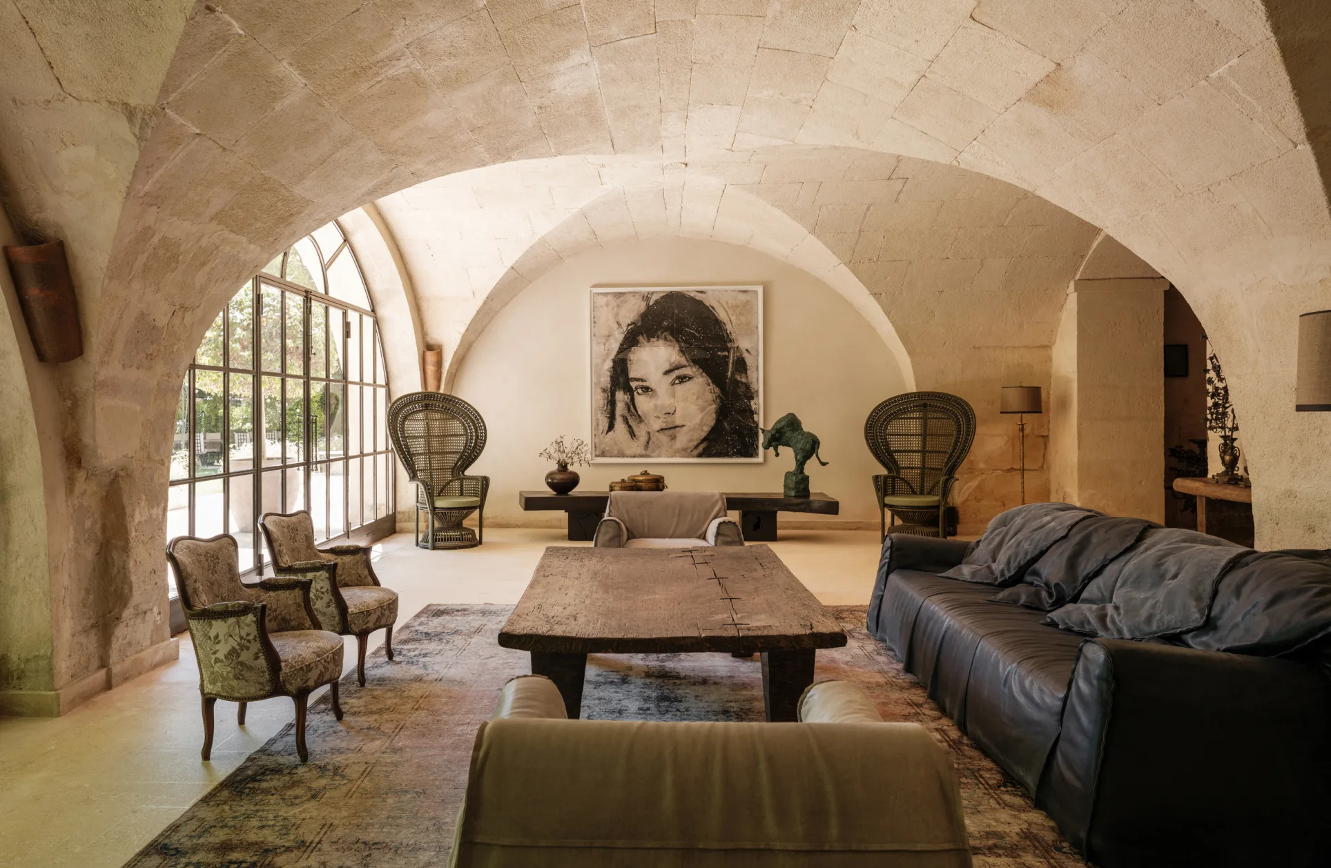 Le Mas de Chabran, interior